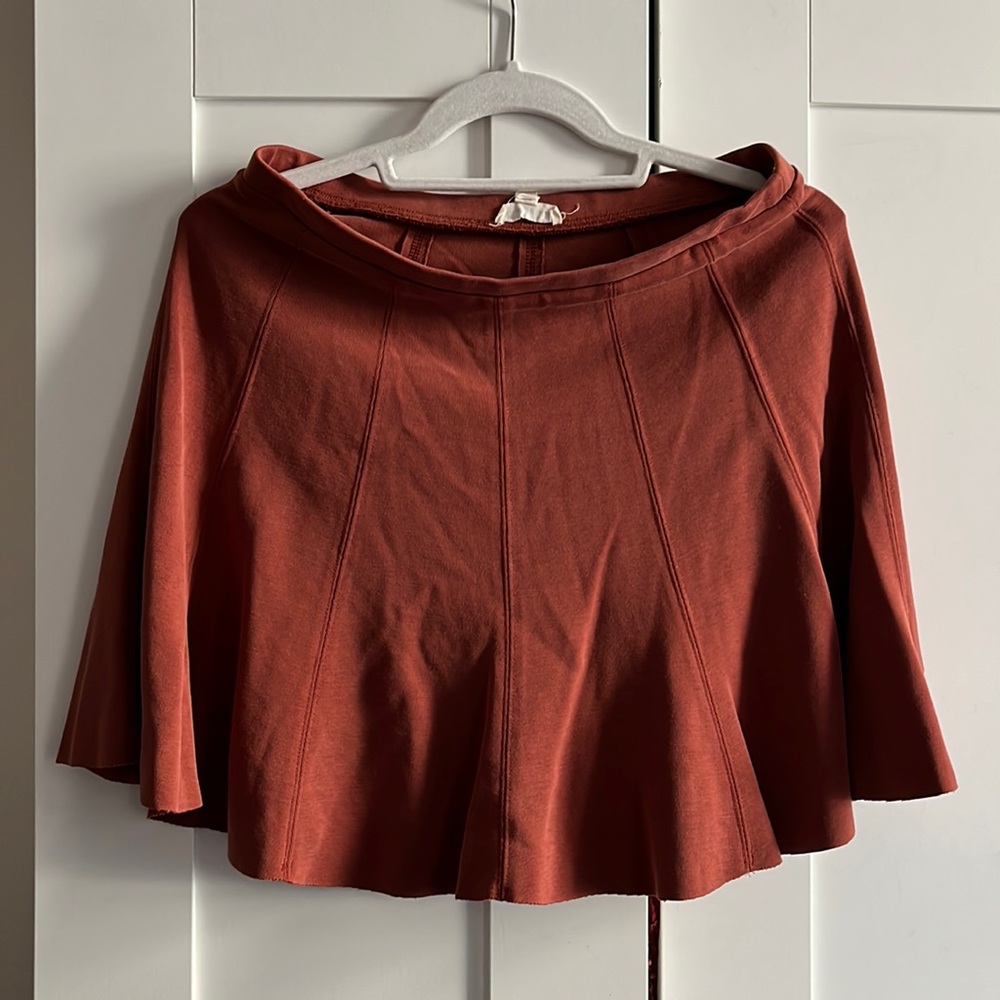 Burnt Orange Silence and Noise Mini Skirt